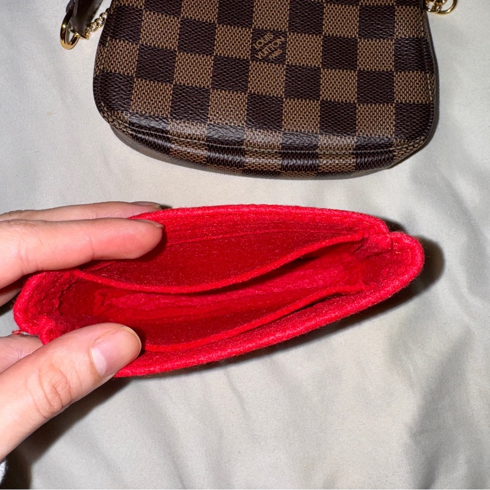 Louis Vuitton mini pochette purse insert purse organizer inner bag - Picture 2 of 3